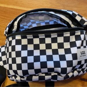 Vans black and white waist carry bag
